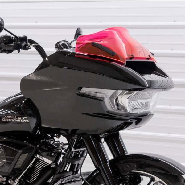 Cupolino Klock Werks Ice Flare Rosa 8" Harley Davidson 1977 Road Glide ST CVO 121 ABS 2024