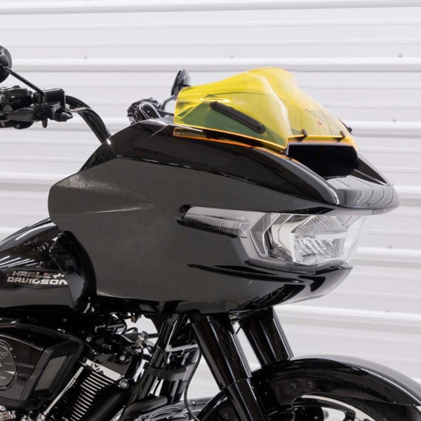 Cupolino Klock Werks Ice Flare Giallo 8" Harley Davidson 1977 Road Glide CVO 121 ABS 2024