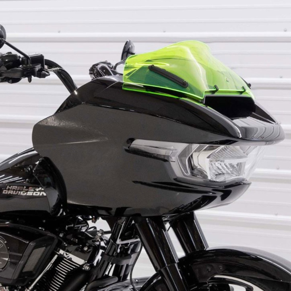 Klock Werks Screen Ice Flare green 8" Harley Davidson 1923 Road Glide 117 ABS 2025