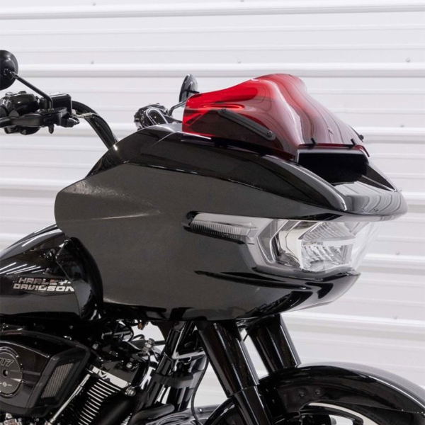 Cupolino Klock Werks Sport Flare Rosso 8" Harley Davidson 1977 Road Glide ST CVO 121 ABS 2024