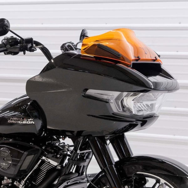 Cupolino Klock Werks Sport Flare Arancione 8" Harley Davidson 1923 Road Glide 117 ABS 2025