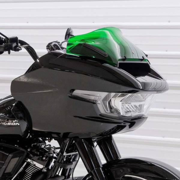 Cupolino Klock Werks Sport Flare Verde 8" Harley Davidson 1750 Road Glide 107 USA ABS 2024