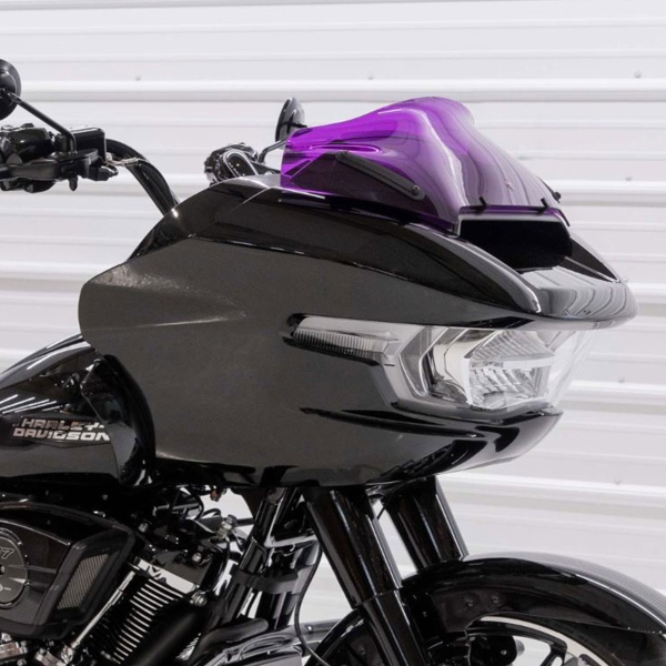 Cupolino Klock Werks Sport Flare Viola 8" Harley Davidson 1977 Road Glide CVO 121 ABS 2024