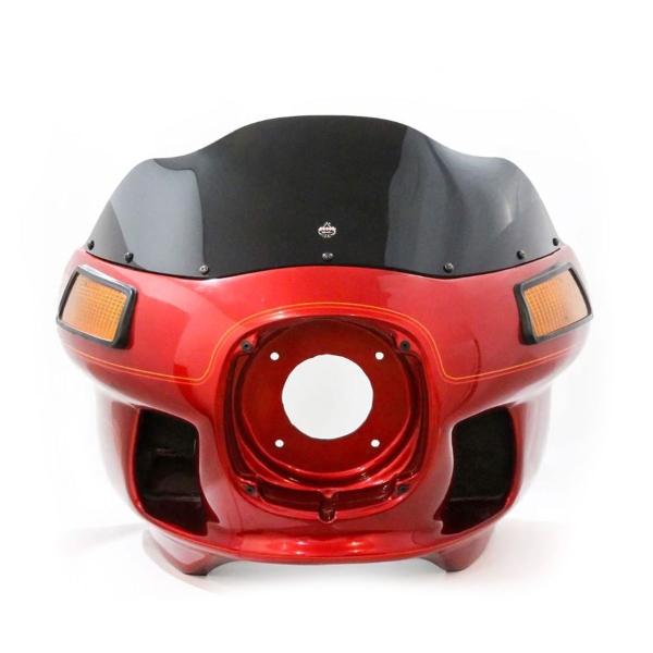 Cupolino Klock Werks Flare Fume scuro 12" Harley Davidson 1340 Sport Glide 1986