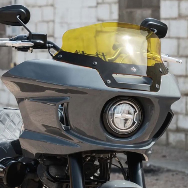 Klock Werks Screen Sport Flare yellow HarleyDavidson 1923 Softail Low Rider Diablo 117 ABS 2022