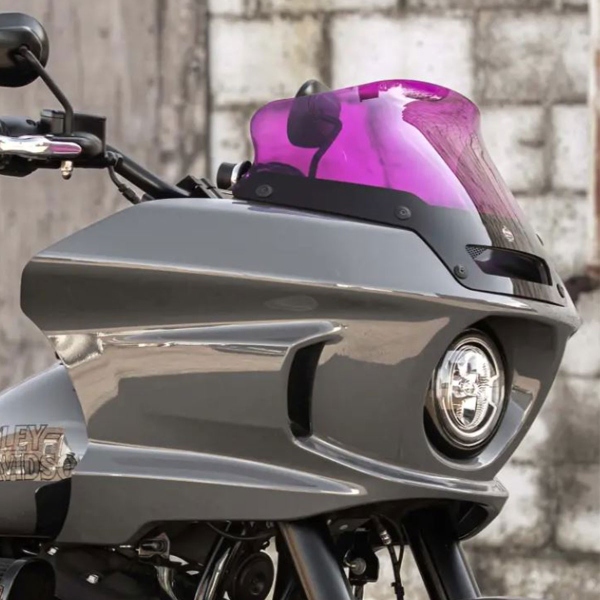 Klock Werks Screen Sport Flare Purple 6" HarleyDavidson 1923 Softail Low Rider ST 117 ABS 2022