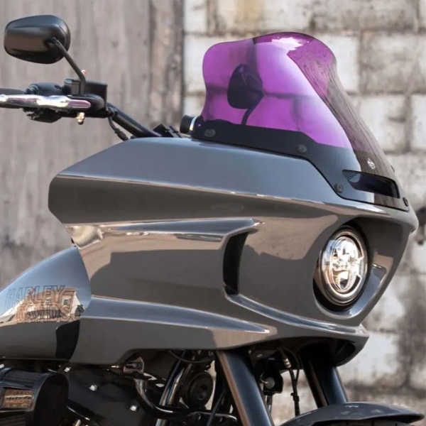 Klock Werks Screen Sport Flare Purple 8" HarleyDavidson 1923 Softail Low Rider ST 117 ABS 2023