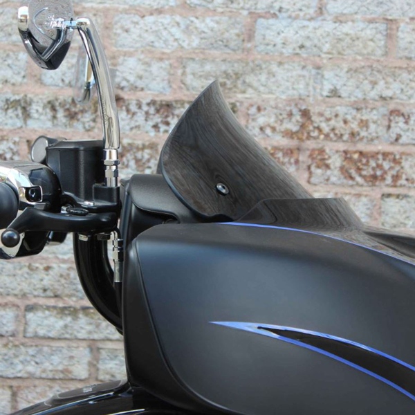 Cupolino Klock Werks Flare Fume scuro 10" Indian Chieftain 111 ABS 2014