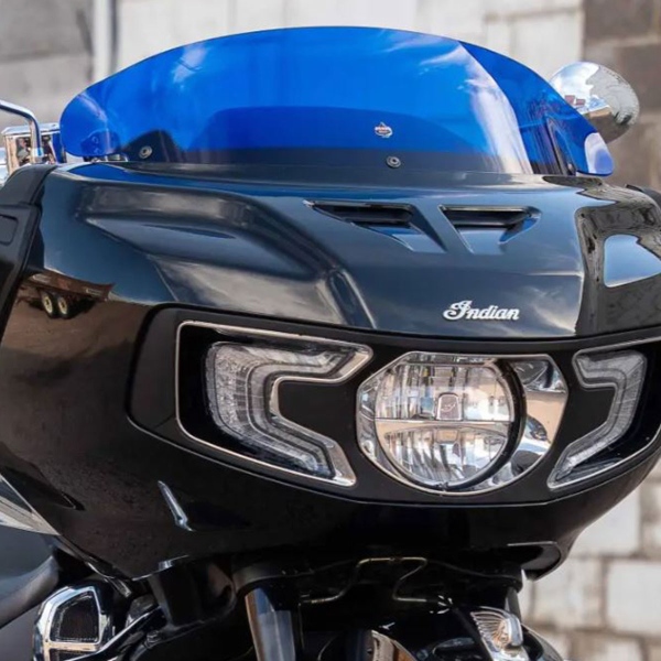 Cupolino Klock Werks Flare Blu 8" Indian Challenger 108 ABS 2021