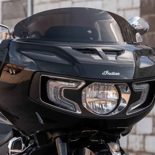 Cupolino Klock Werks Flare Bronze 8" Indian Pursuit 108 LT Premium USA ABS 2023