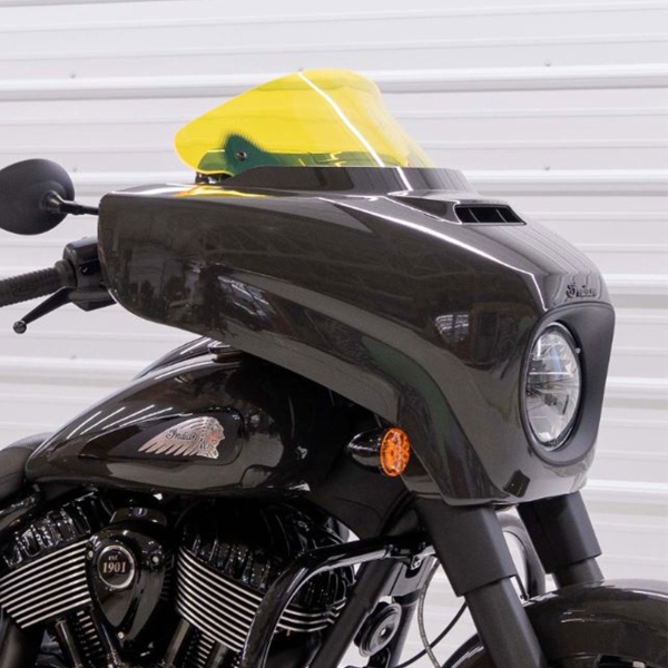 Cupolino Klock Werks Ice Flare Giallo 10" Indian Chieftain 111 Dark Horse ABS 2017