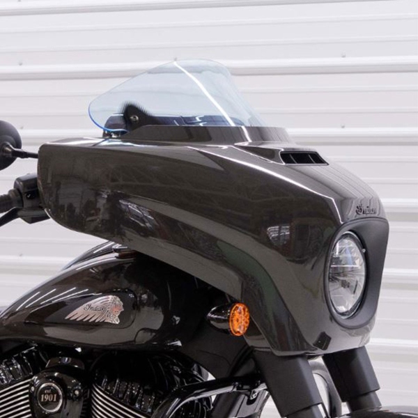 Cupolino Klock Werks Ice Flare Azzurro 10" Indian Chieftain 116 Elite USA ABS 2022