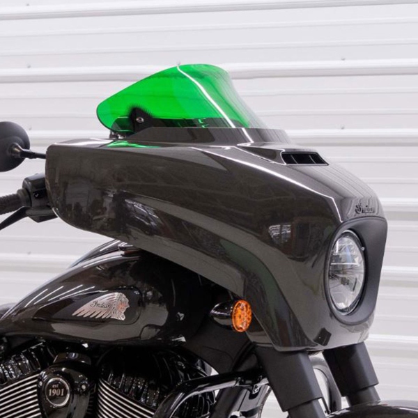 Klock Werks Screen Flare green 10" Indian Chieftain 111 ABS 2014