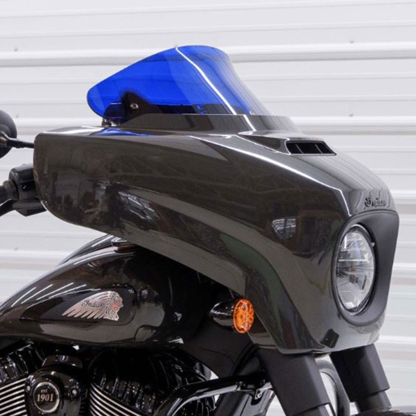 Cupolino Klock Werks Flare Blu 10" Indian Chieftain 111 ABS 2019