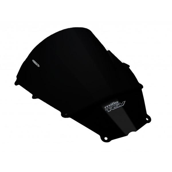 PowerBronze Airflow solid black screen Aprilia RSV1000 1998-2000