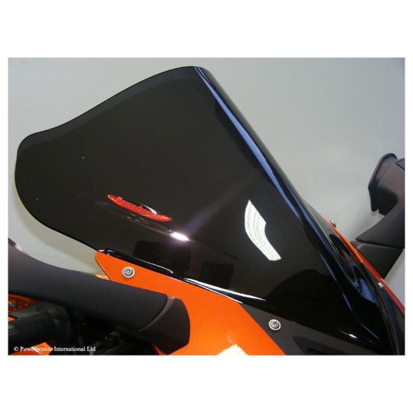 PowerBronze Airflow solid black screen BMW K1200S 2004-2008