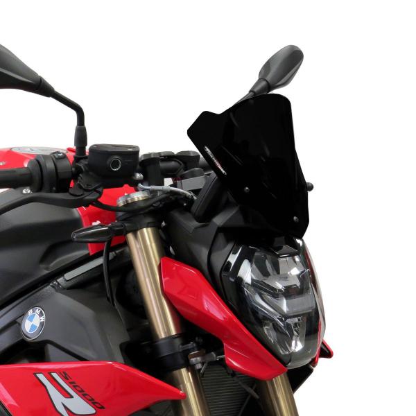 PowerBronze Airflow solid black screen BMW S1000R 2021-2024