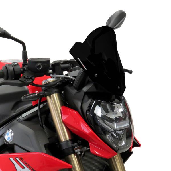 PowerBronze Airflow 2 solid black screen BMW S1000R 2021-2024