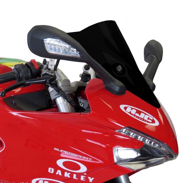 PowerBronze Airflow solid black screen Ducati SuperSport 939/S 2017-2020