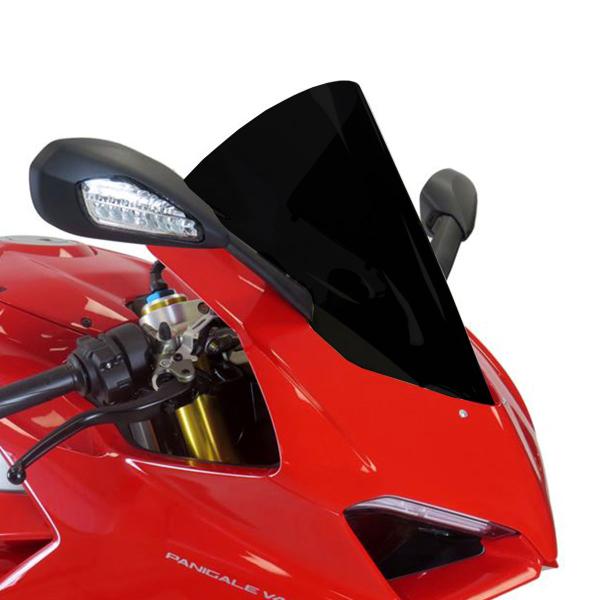 PowerBronze Airflow solid black screen Ducati Panigale V2 2020-2024