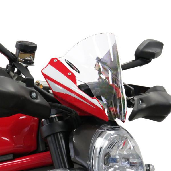 PowerBronze Airflow clear screen Ducati Monster 1200 2014-2016