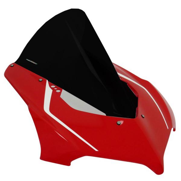 PowerBronze Airflow solid black screen Ducati Panigale V4 2020-2024