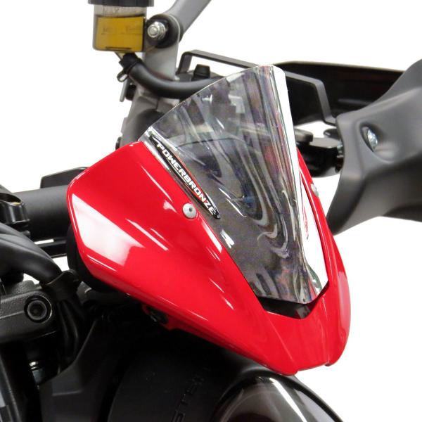 PowerBronze Airflow clear screen Ducati Monster 937/Plus 2021-2024