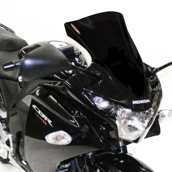PowerBronze Airflow solid black screen Honda CBR125R 2011-2018