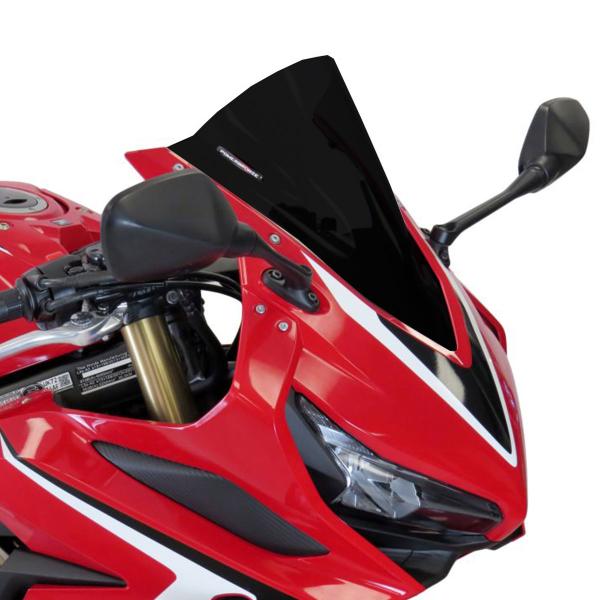 PowerBronze Airflow solid black screen Honda CBR650R 2019-2023