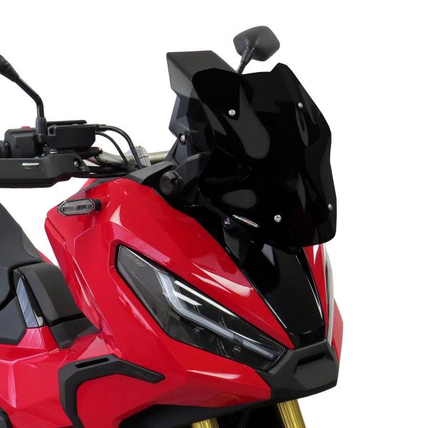 PowerBronze Airflow solid black screen Honda XADV 750 2021-2024