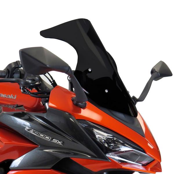 PowerBronze Airflow solid black screen Kawasaki Z1000SX - ABS 2017-2019