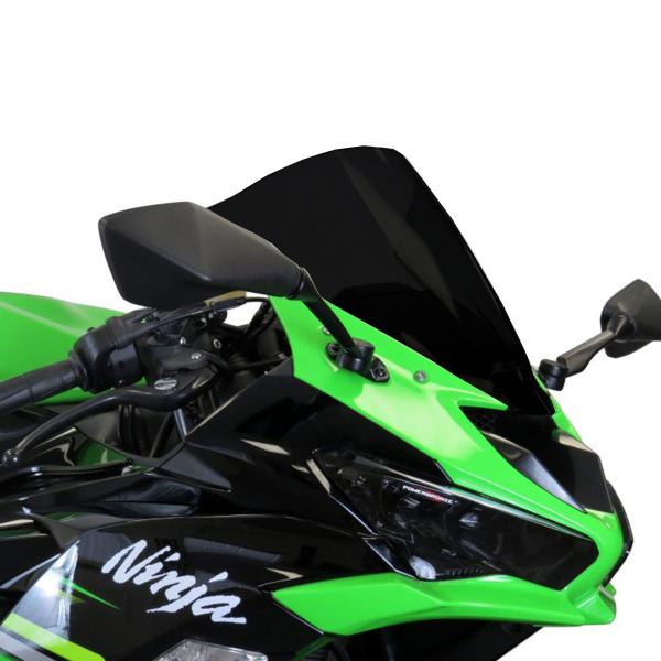 PowerBronze Airflow solid black screen Kawasaki ZX6R 636 2019-2020