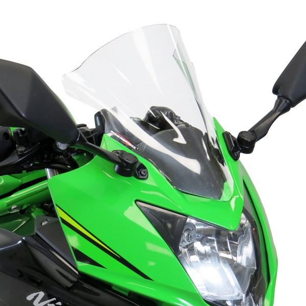 PowerBronze Airflow clear screen Kawasaki Ninja 125 2019-2023
