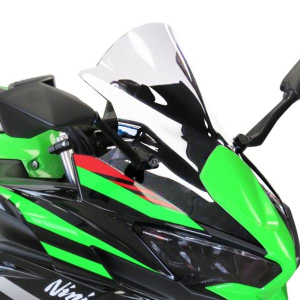 Parabrezza FSFY Per Kawasaki Ninja 250 250R EX250 (2008-2012) - Deflettore Doppia Bolla In ABS Trasparente, Antirumore