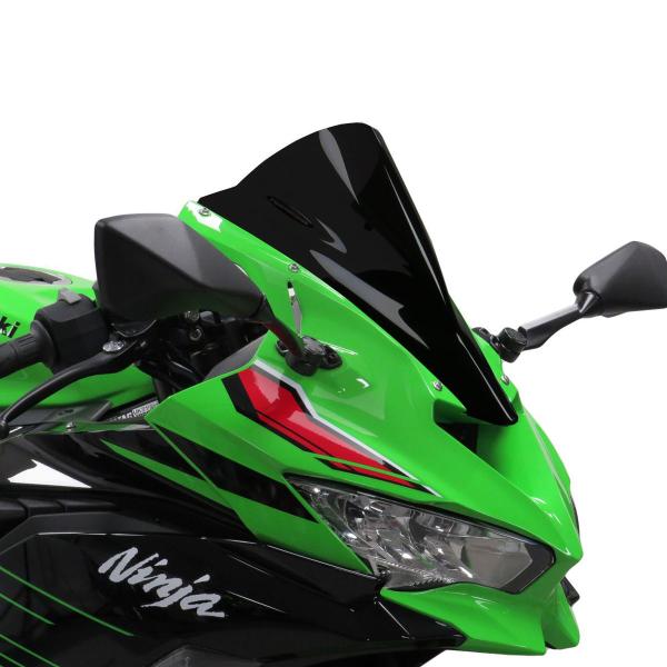 PowerBronze Airflow solid black screen Kawasaki ZX4R/RR 2024-2025