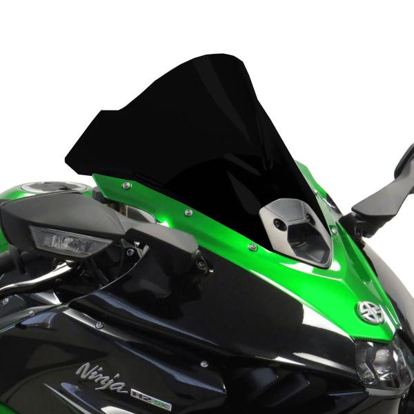 PowerBronze Airflow solid black screen Kawasaki Ninja 1000 H2SX/SE 2023-2025