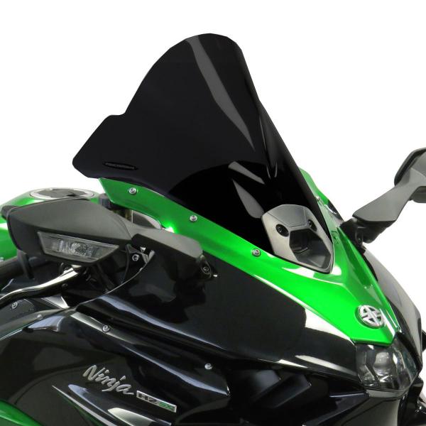 PowerBronze Airflow super solid black screen Kawasaki Ninja 1000 H2SX/SE 2023-2025