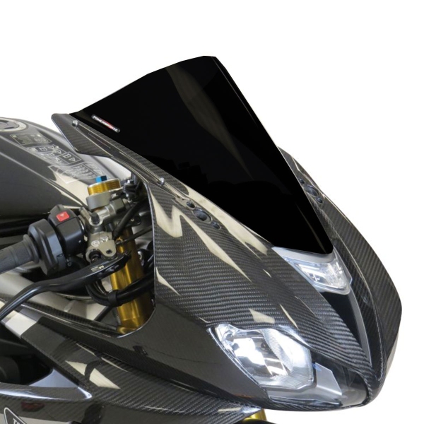 PowerBronze Airflow solid black screen Triumph Daytona Moto 2 765 2019-2020