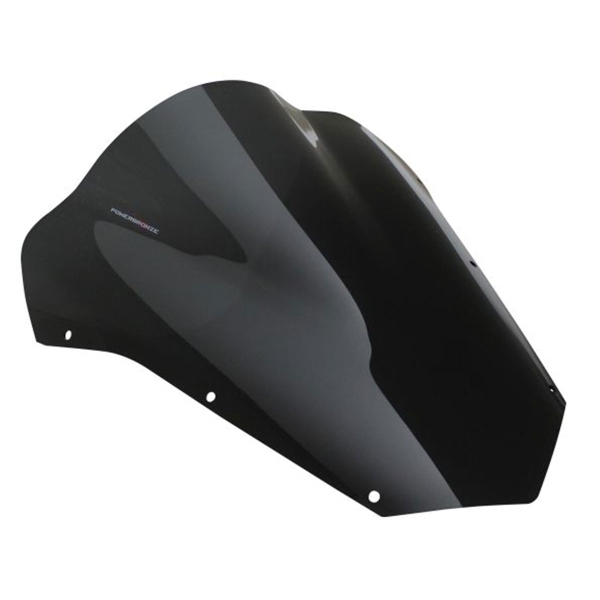 PowerBronze Airflow solid black screen Yamaha FZ6 Fazer S2 2007-2010