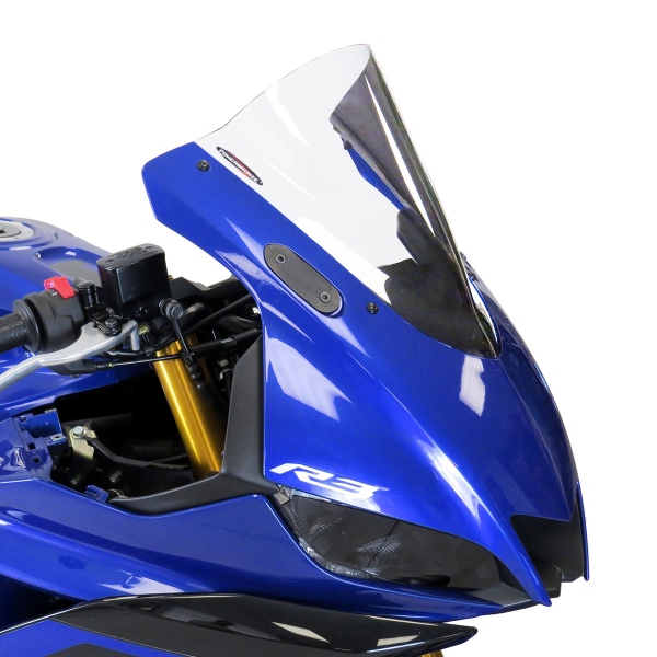 PowerBronze Airflow clear screen Yamaha R3 ABS 2019-2025