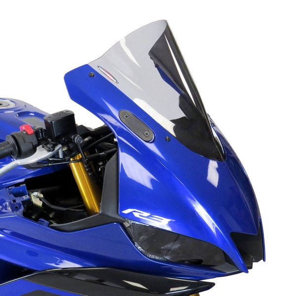 PowerBronze Airflow light tint screen Yamaha R3 ABS 2019-2025