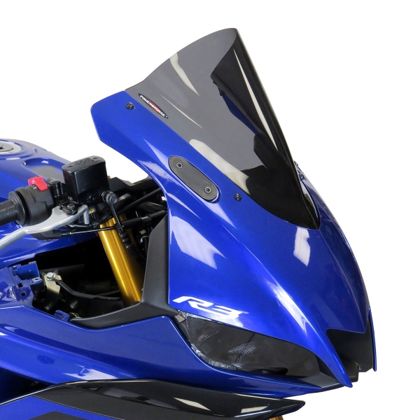 PowerBronze Airflow dark tint screen Yamaha R3 ABS 2019-2025