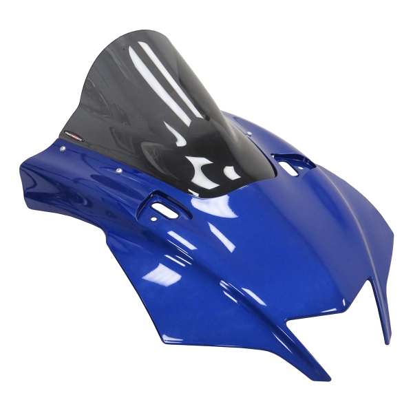 thumbnail interactive-video image 1 of Powerbronze Dark Tint Double Bubble Screen For Aprilia Tuono V4 (2021-2024) - UK Made 1 of 6
