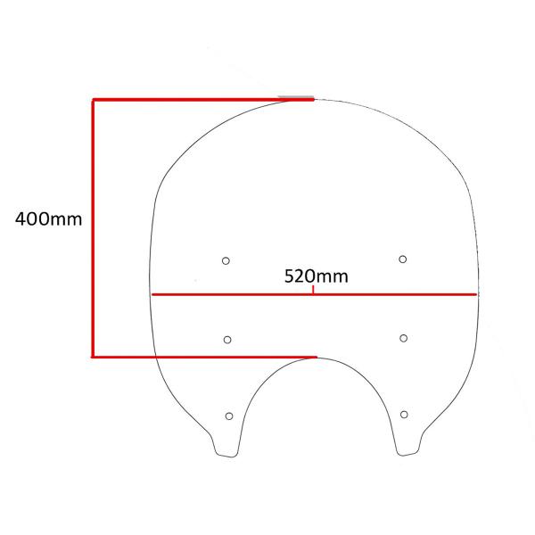 Cupolino PowerBronze Standard fume chiaro BMW R18 2021-2025