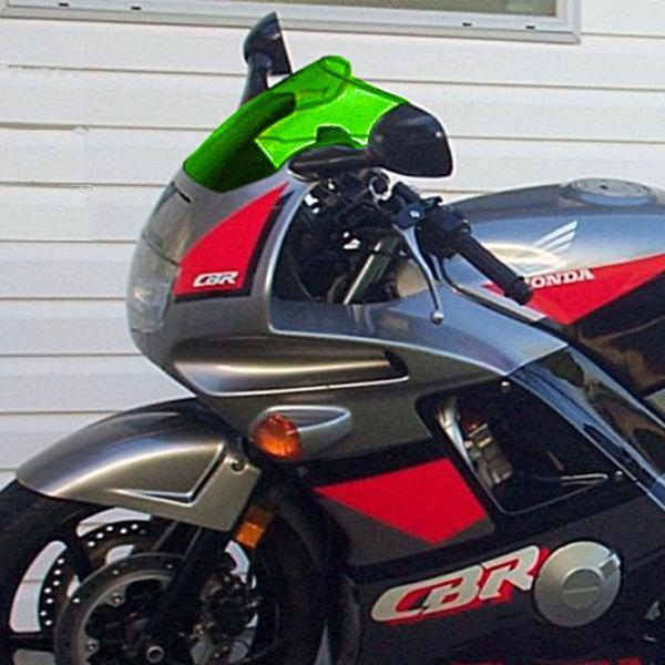 Cupolino PowerBronze Standard verde fluo Honda CBR600F 1991-1994