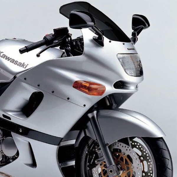 PowerBronze Standard solid black screen Kawasaki ZZR600 1993-2006