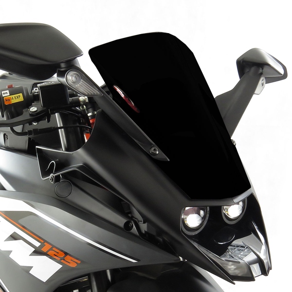 PowerBronze Standard solid black screen KTM RC390 2014-2021