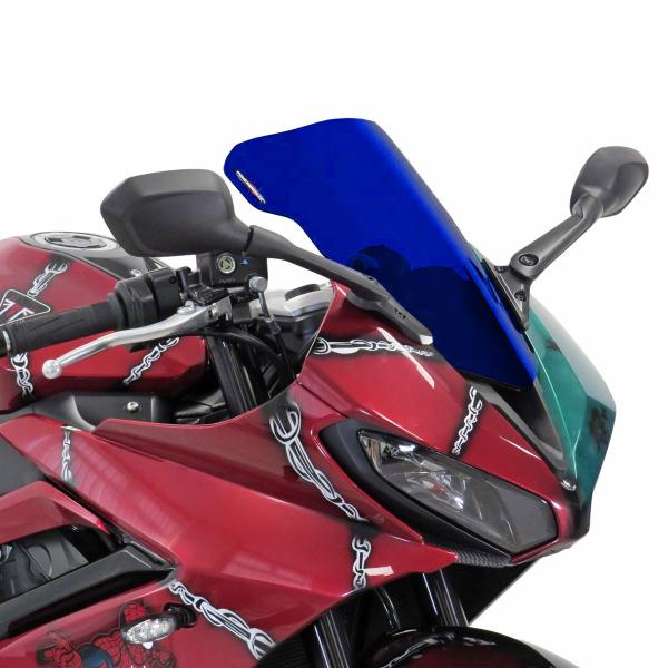 Cupolino PowerBronze Standard blu elettrico Triumph Daytona 660 2024-2025