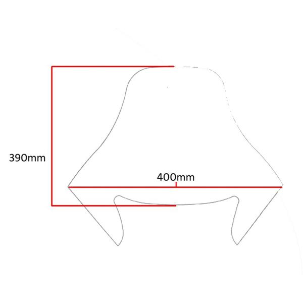 PowerBronze Flip-Up clear screen BMW F650 Enduro 1993-1999