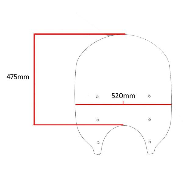 PowerBronze Flip-Up clear BMW R18 2021-2025